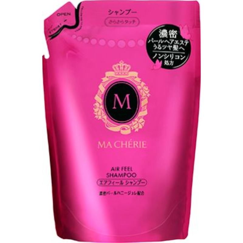 1号仓-MACHERIE玛馨妮 新版 温和洁净 轻盈修护 清爽柔顺 无硅洗发露 花果香 替换装 380ml 补充装 空气感发型 珍珠蜂蜜 透明质酸钠