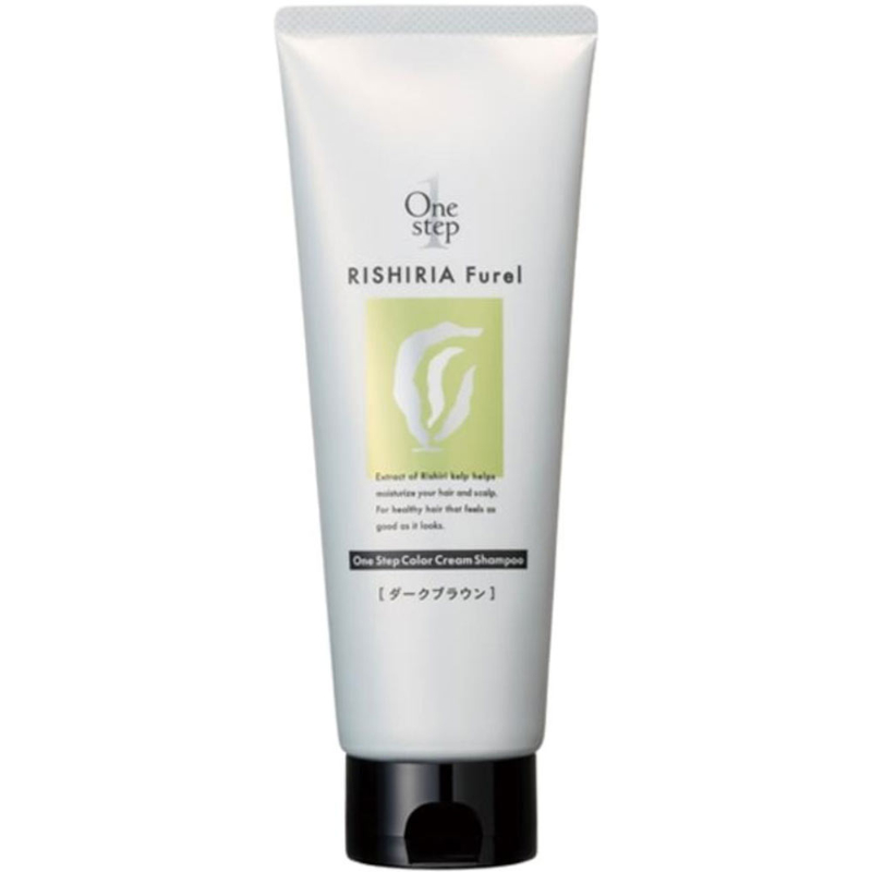 1号仓-利尻昆布RISHIRIA 含海藻护发精华 遮盖白发 洗护合一 染发洗发膏 240g 深棕色 一瓶多效 遮盖白发 改善干枯