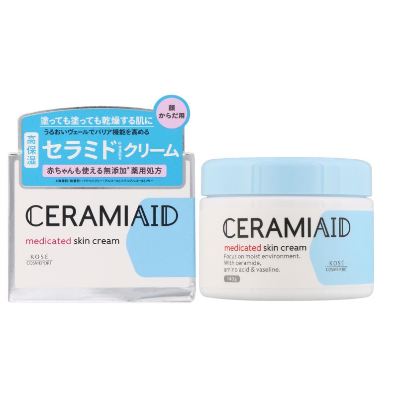 1号仓-高丝COSMEPORT 改善粗糙脱皮龟裂 缓解干燥 舒护滋润 修护面霜 140g 敏感肌婴幼儿可用 含神经酰胺 无添加配方