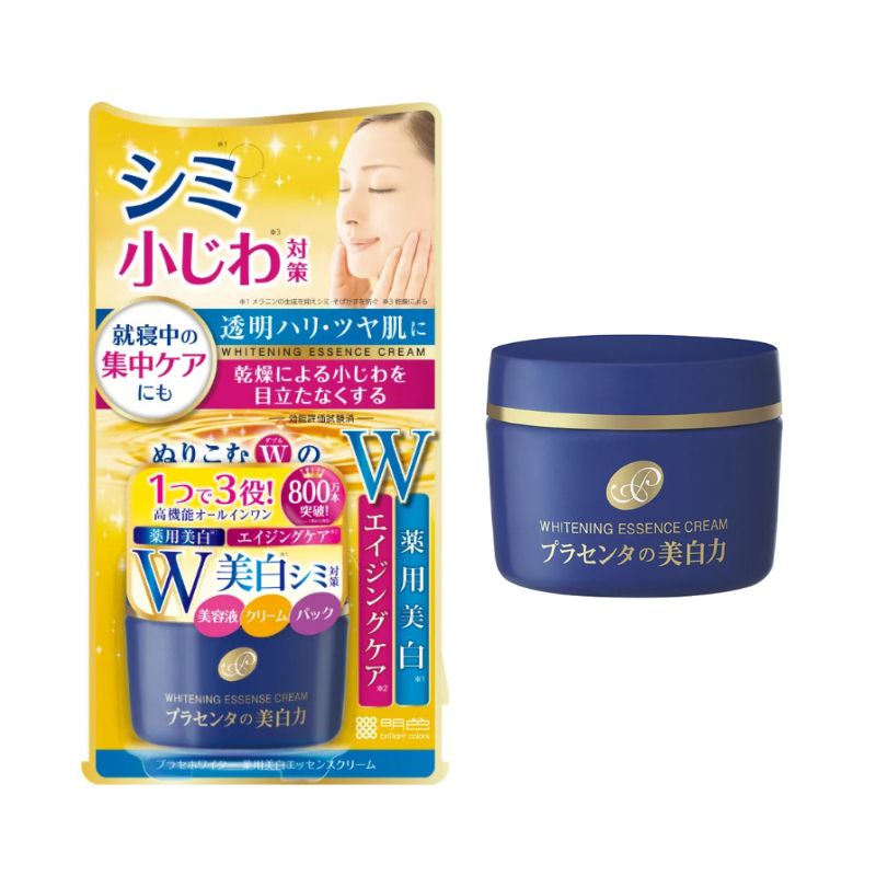 1号仓-桃谷顺天馆明色 含胎盘素 改善肤色不均 淡斑淡纹 面霜 55g 多效合一 不厚重黏腻 修护滋养