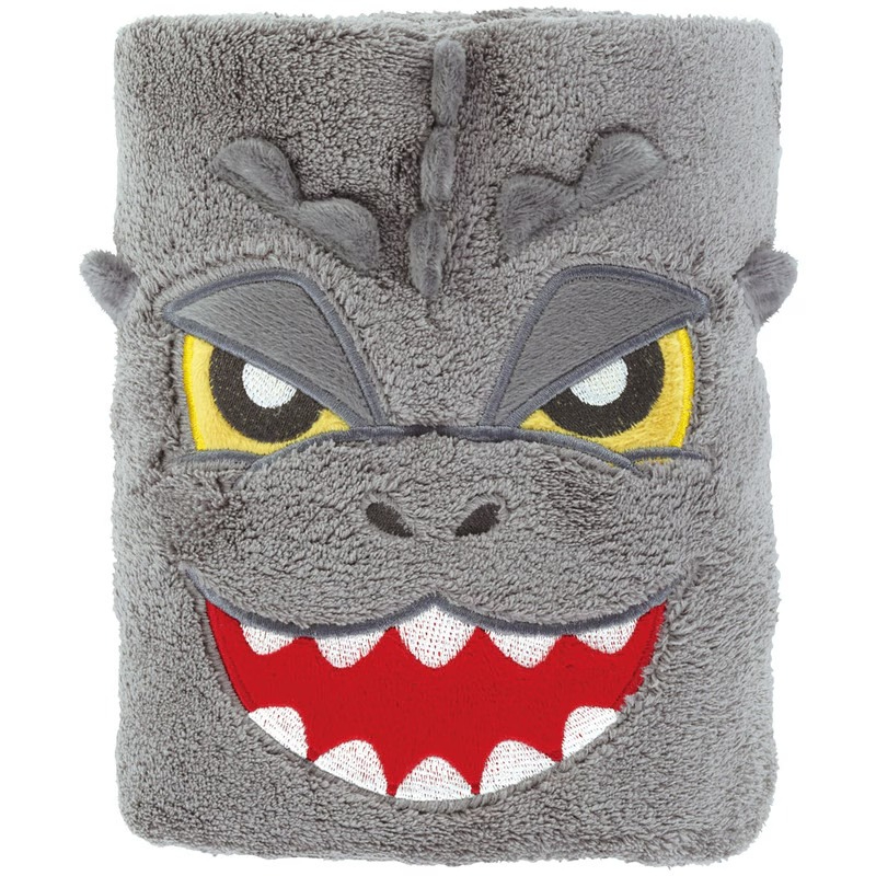 1号仓-斯凯达 吸水力佳 速干实用 亲肤不刺激 儿童干发巾 1条 哥斯拉造型 Skater 洗头毛巾 实用方便 快速擦干头发 减少吹风时间