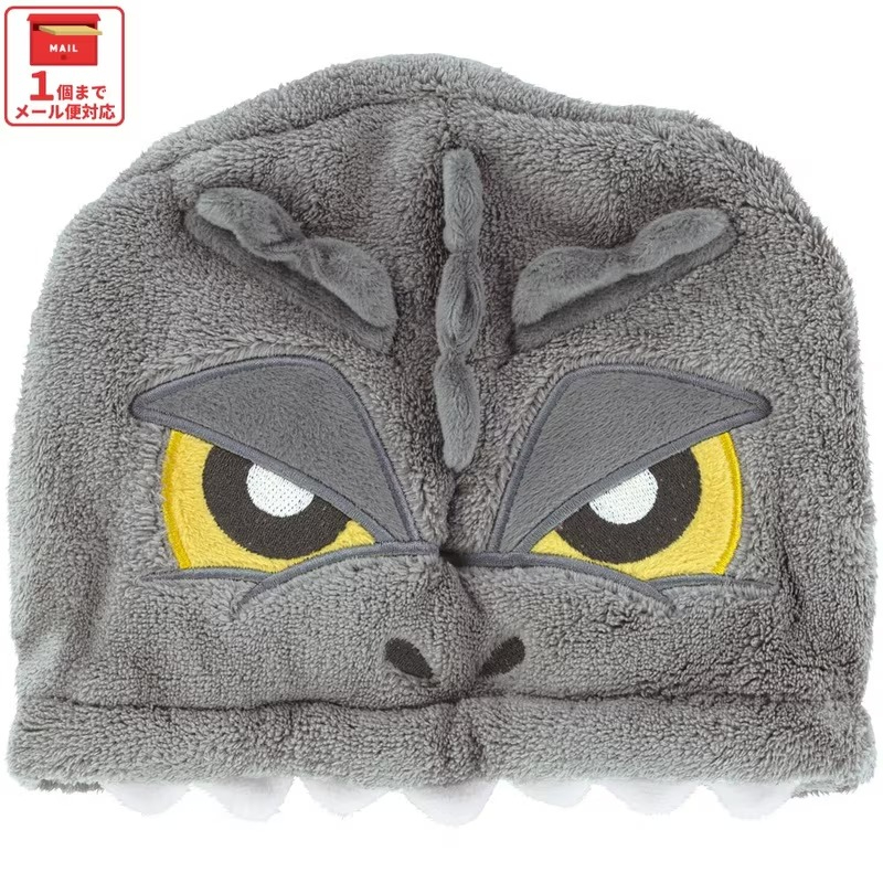 1号仓-斯凯达 强力吸水 速干实用 轻柔贴肤 儿童干发帽 1个 哥斯拉造型 Skater 弹性良好 方便穿戴