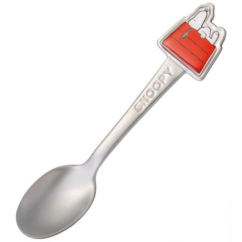 1号仓-斯凯达 不锈钢儿童餐具 安全耐用 适配儿童手型 勺子 1支 史努比屋顶图案 Skater 支持洗碗机清洗 可爱立体 便于握持