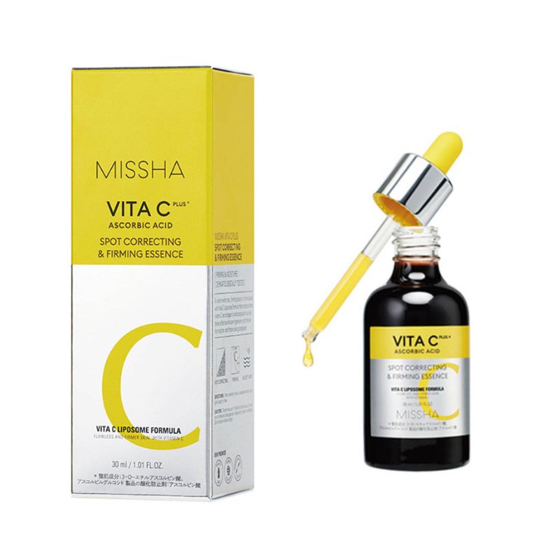 1号仓-谜尚 高纯度维C 改善暗沉 毛孔护理 精华液 30ml MISSHA 提升肌肤弹性 深层补水 直达角质层