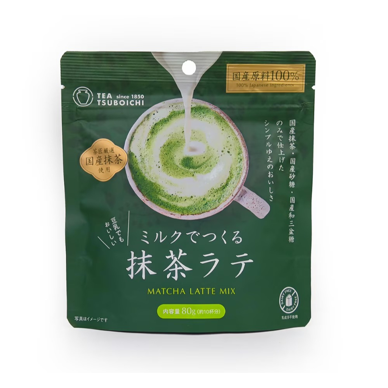 2号仓-壶市制茶本铺 严选宇治抹茶 搭配牛奶 抹茶拿铁粉 80g 冷热皆宜 配方纯净简单