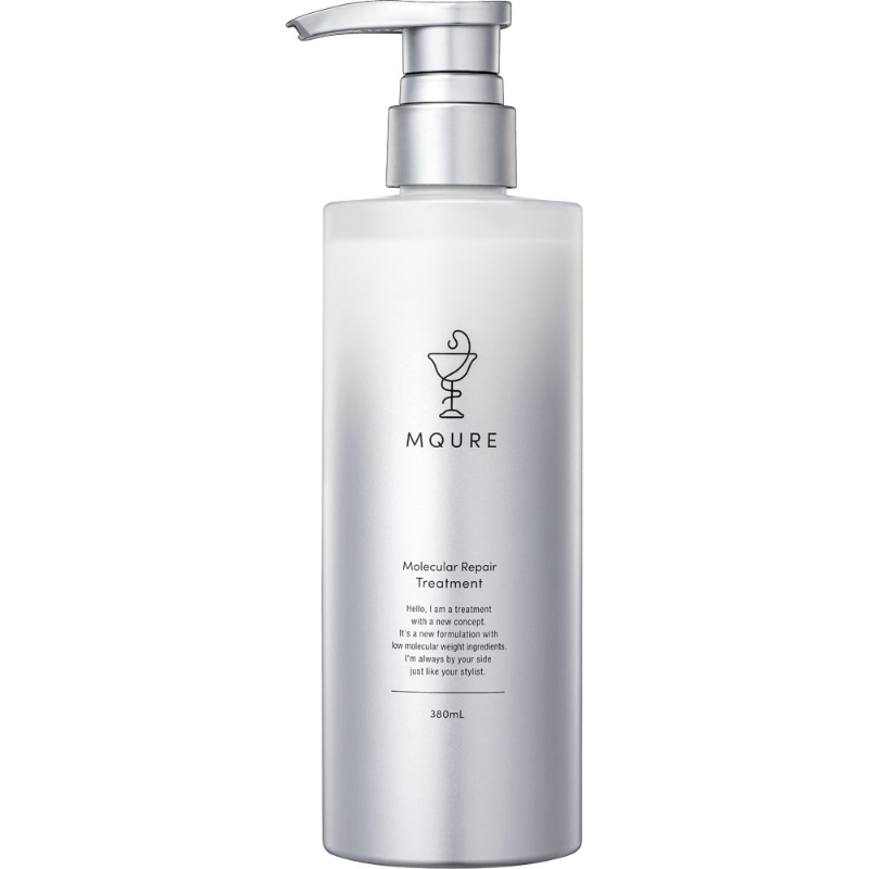 1号仓-松本清MQURE 多重肽配方 分子修护 改善干枯开叉 护发素 380ml 高渗透 无添加 提升柔顺感 深层补水