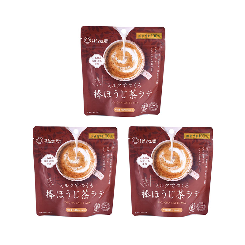 2号仓-壶市制茶本铺 茶匠严选 突出茶香 强火焙煎 焙茶拿铁粉 100g 3个装 冷热皆宜 配方纯净简单