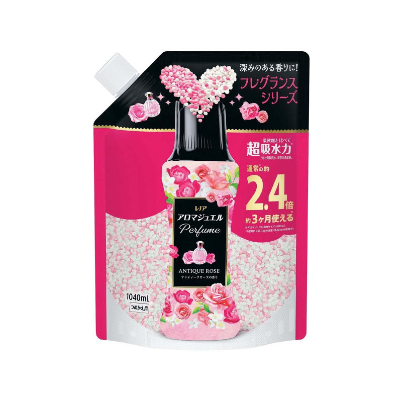 1号仓-Lenor 衣物柔顺 持久留香 留香珠特大补充装 1040ml 迷人玫瑰花香 P&G 去异味 中和汗味 适用于滚筒洗衣机波轮洗衣机 替换装 续充装 香氛凝珠